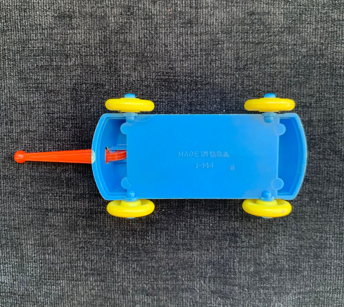 Acme Plastic Blue Wagon Toy - Dollhouse Toy
