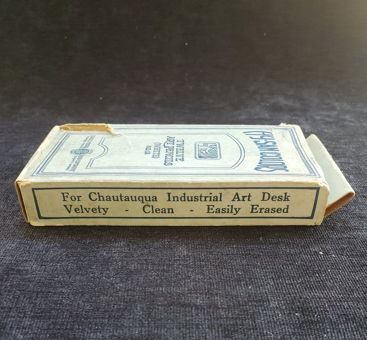 Rare Hy-San White Chalk Art Pencils Vintage