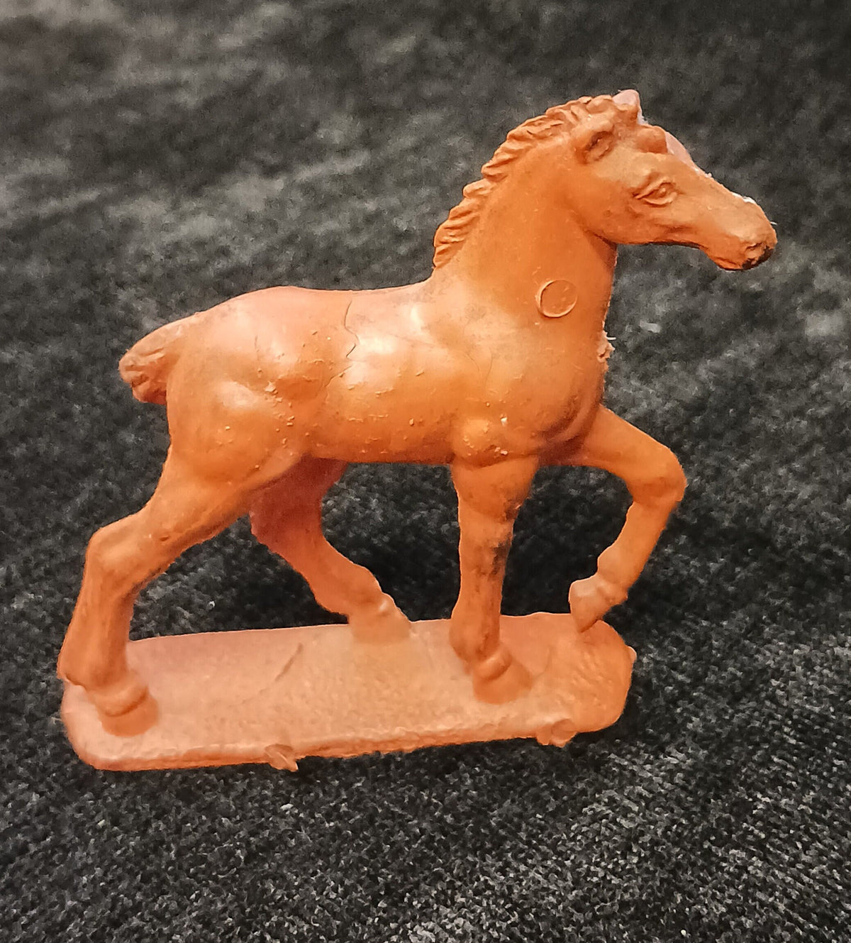 Auburn Rubber Colt - Vintage Toy Figure of Filly - Auburn Rubber Animals