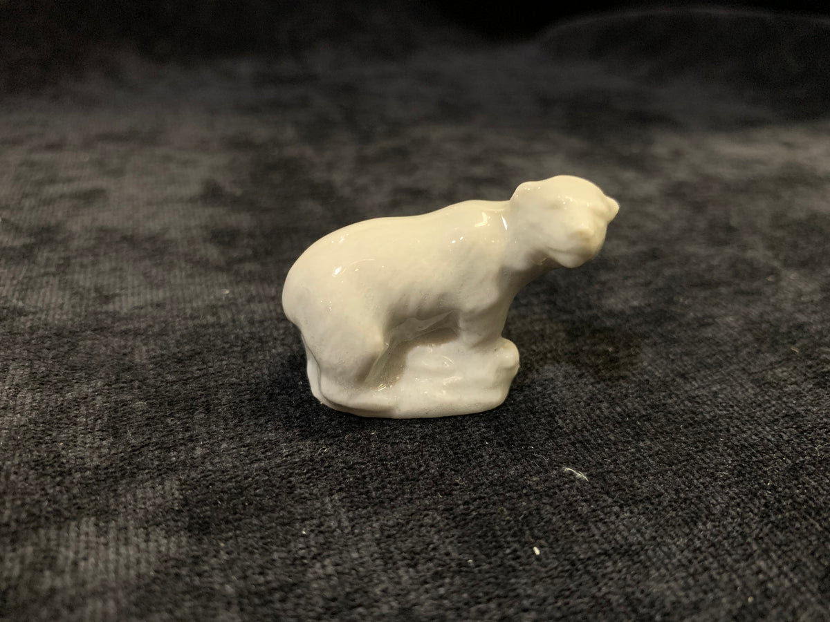 Vintage Ceramic Baby Polar Bear - Rose Tea Premium 1960s