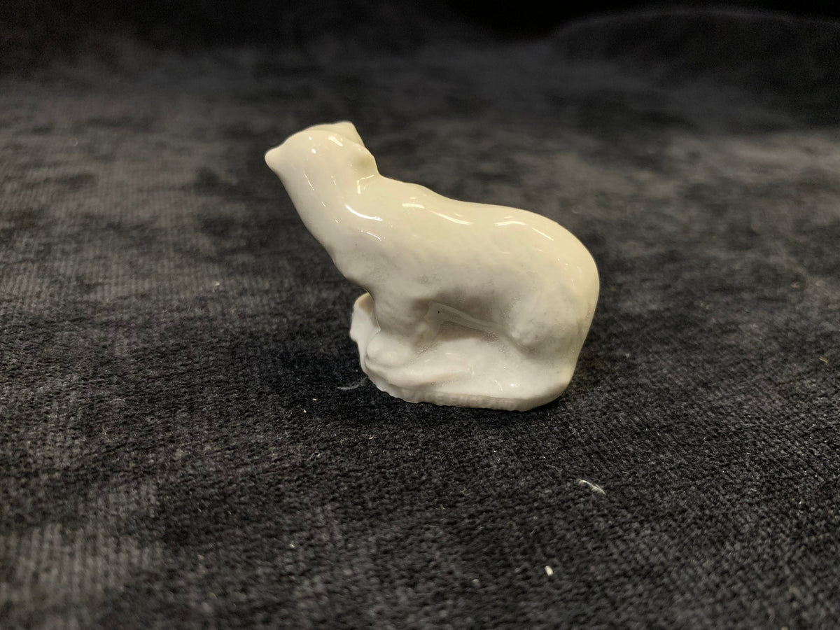 Vintage Ceramic Baby Polar Bear - Rose Tea Premium 1960s