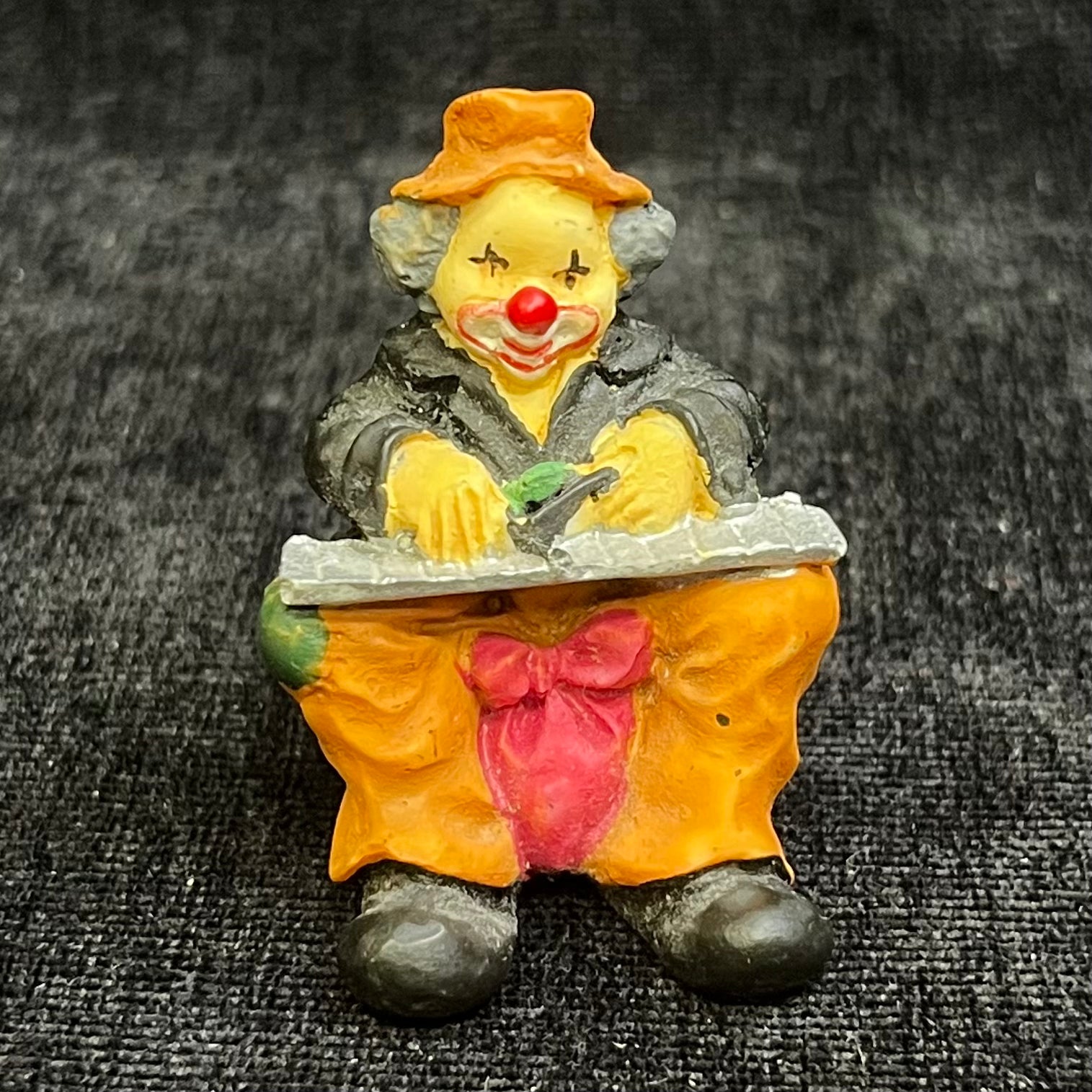Miniature Hand-painted Band of Clowns - Sold as Set of Five