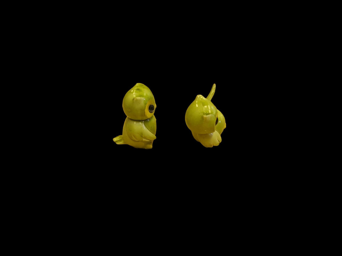 Owl Figures - Adorable Set- Early Hard Plastic- Made in Hong Kong