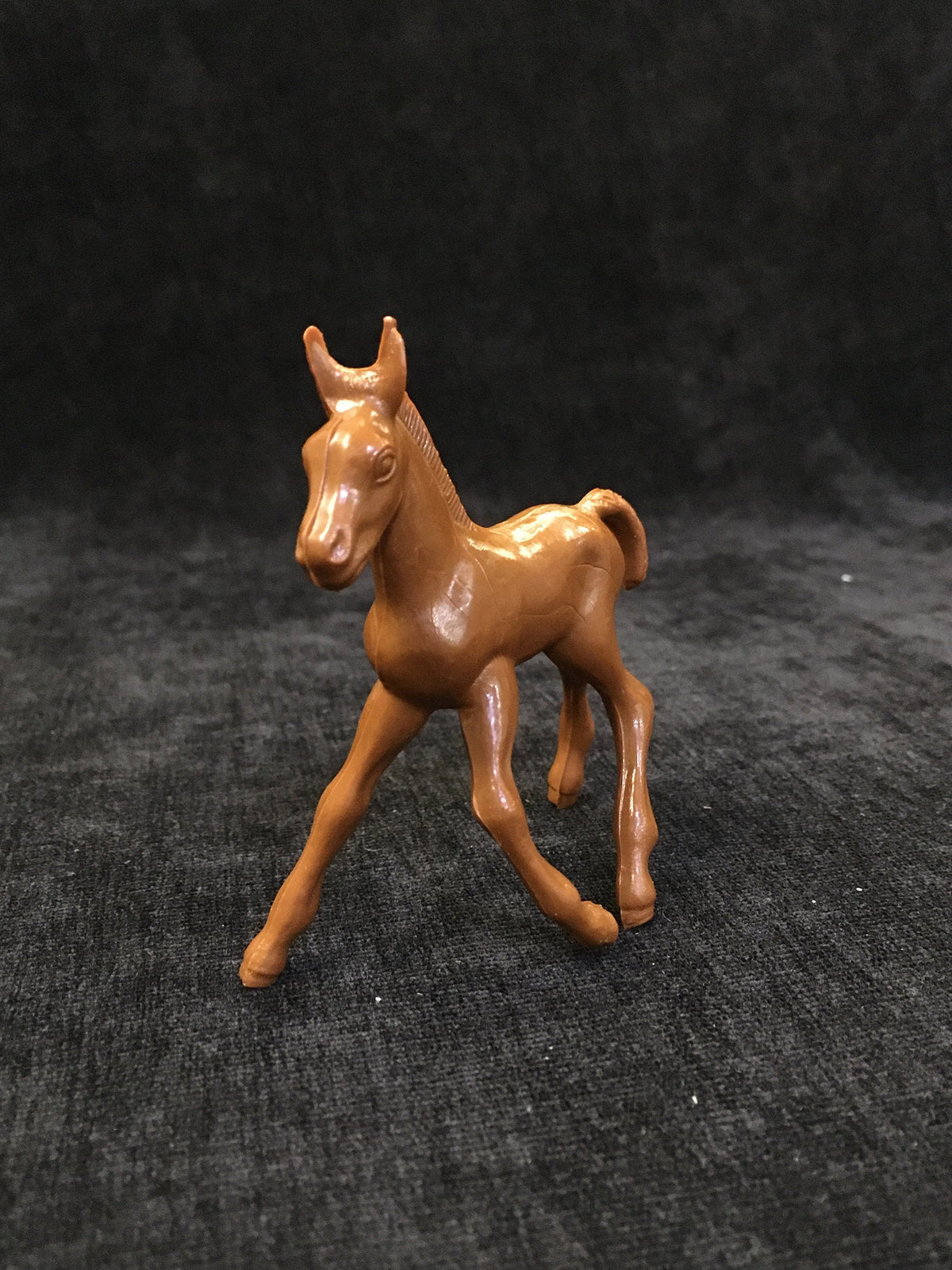 Bergen Berton Colt, Baby Horse Figure, Plastic 1950s