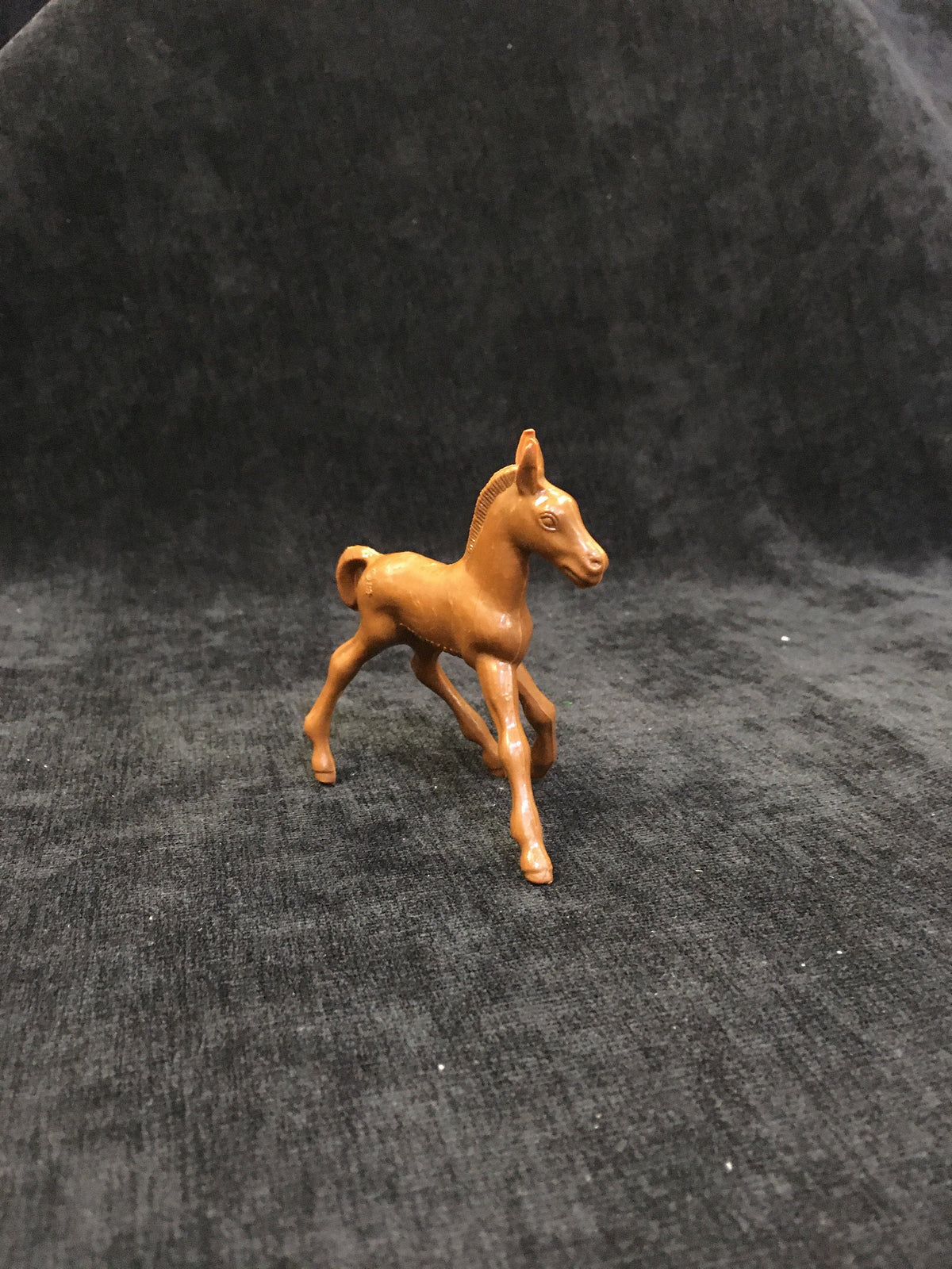 Bergen Berton Toy Colt, Baby Horse Plastic 1950s