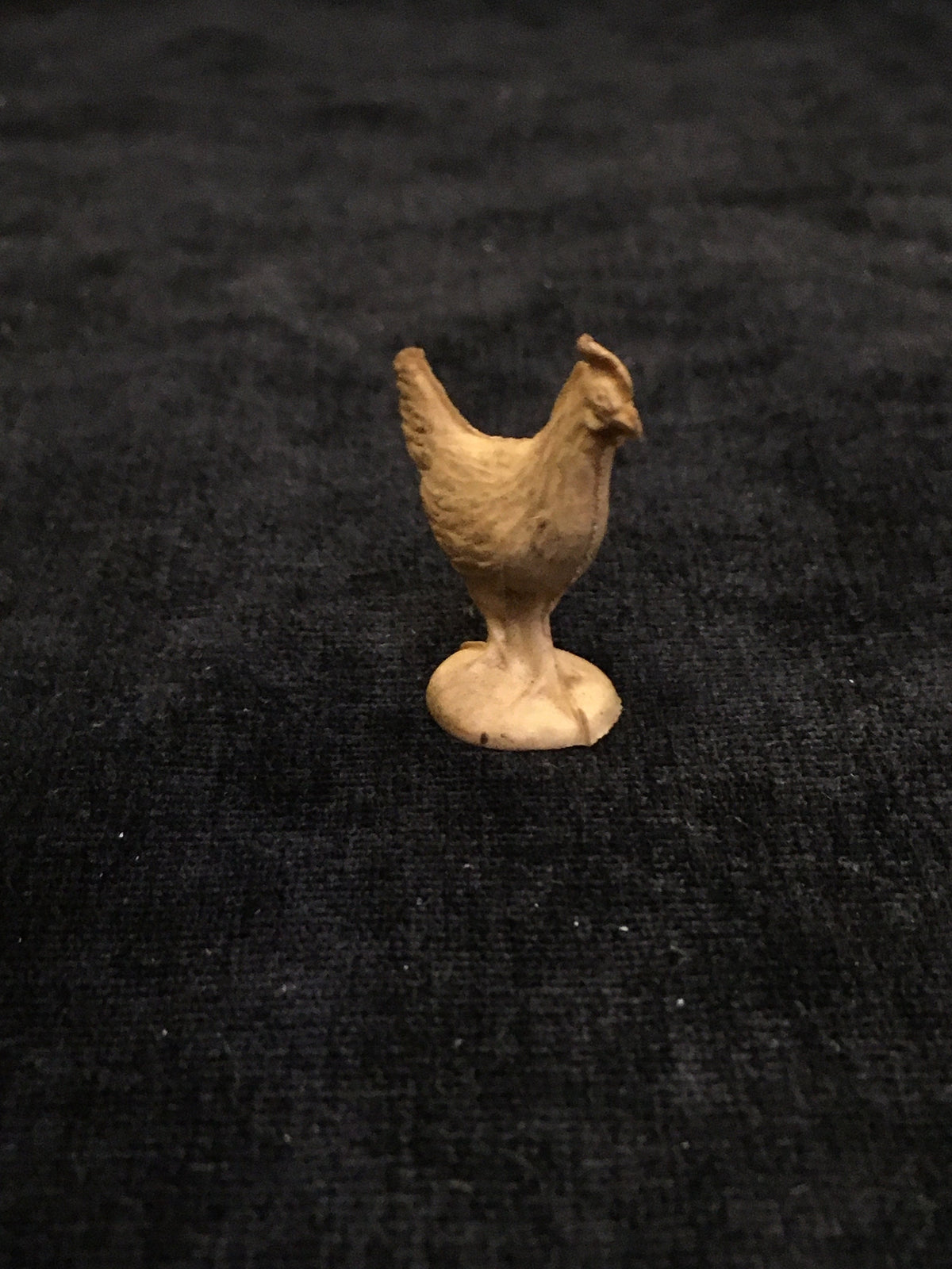Auburn Chicken Hen Fowl Rubber Toy - from Farm Set
