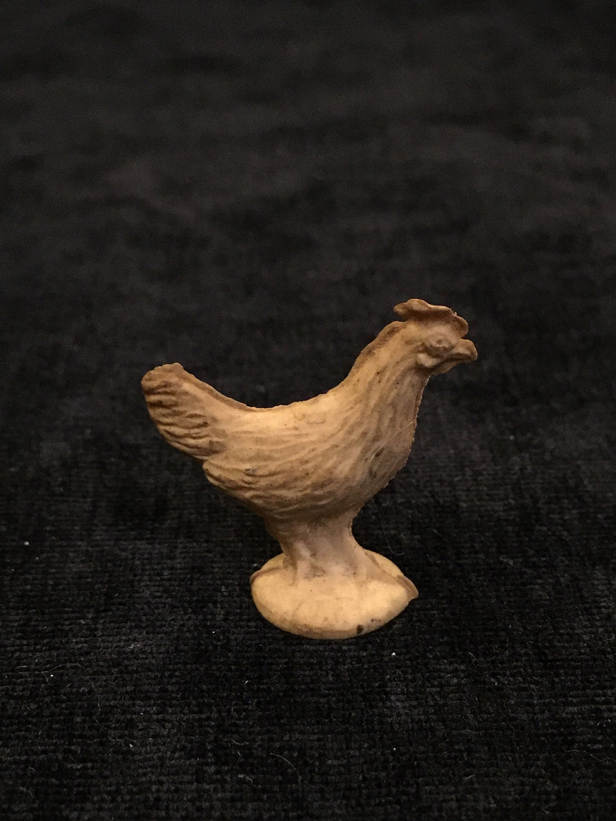 Auburn Chicken Hen Fowl Rubber Toy - from Farm Set