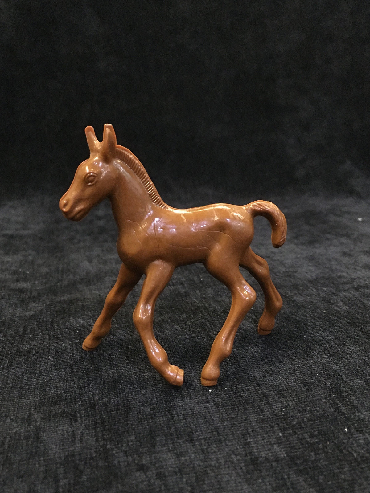 Bergen Berton Toy Colt, Baby Horse Plastic 1950s