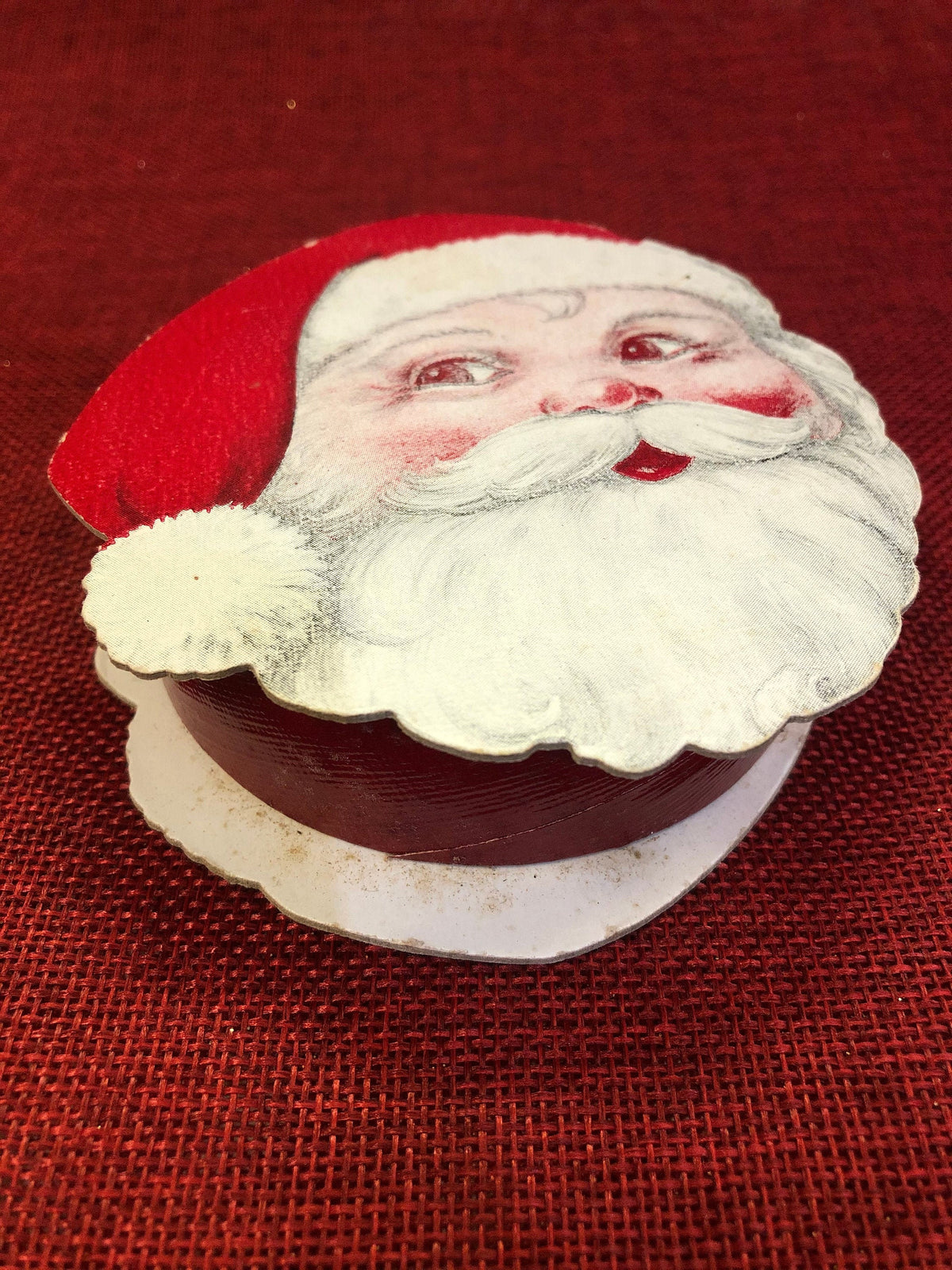 1970's Vintage Christmas Santa Candy Box