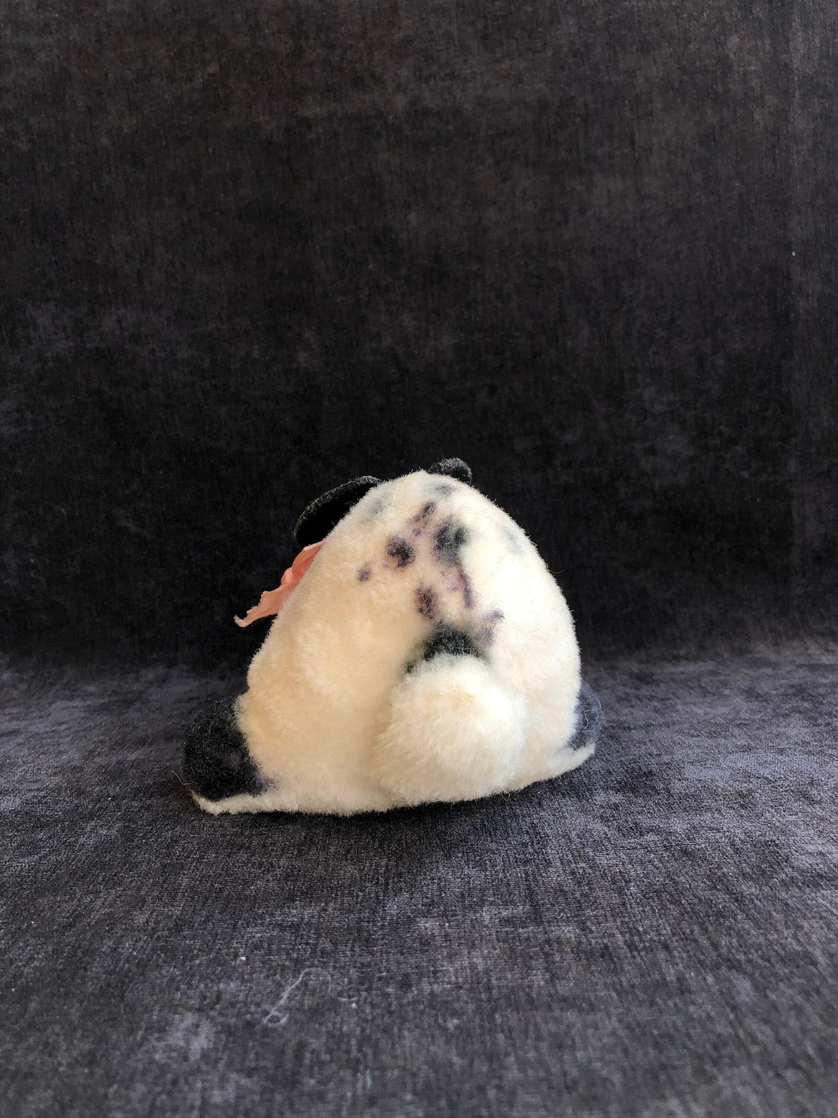 Steiff White And Black Wool Timmy Rabbit, Vintage