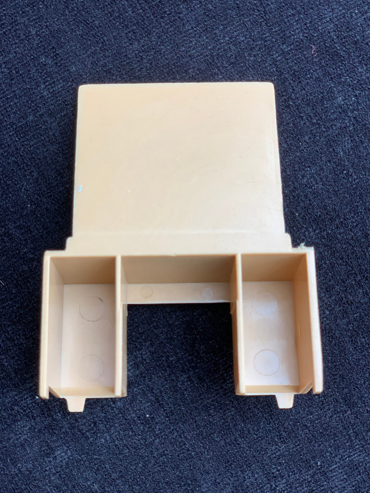 Dollhouse Beige Bedroom Vanity 1950s
