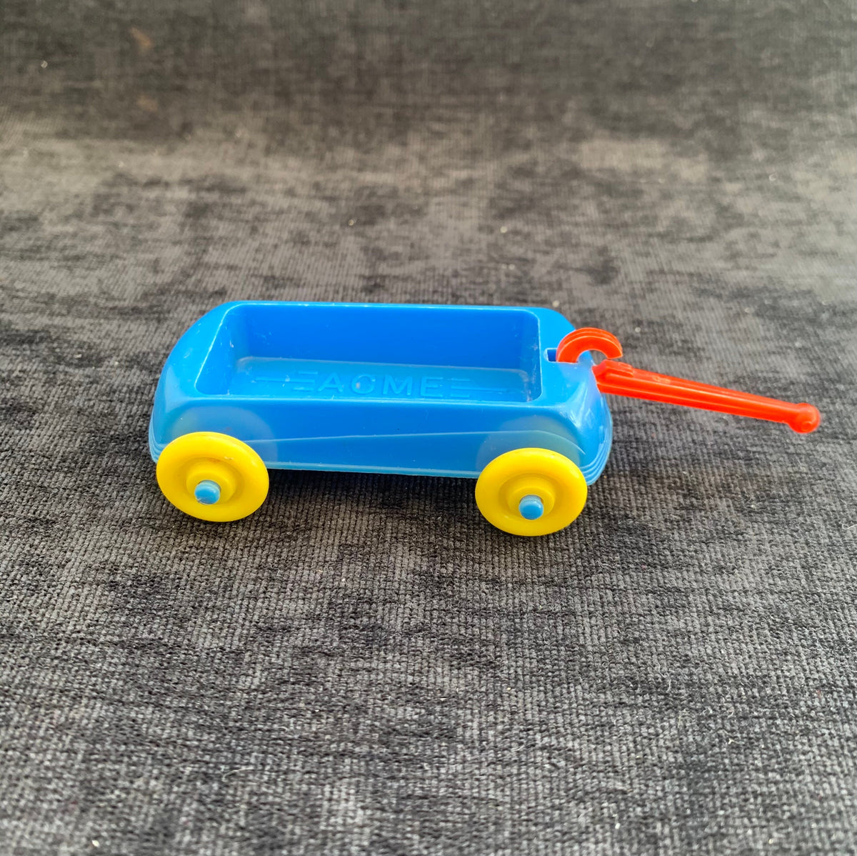 Acme Plastic Blue Wagon Toy - Dollhouse Toy