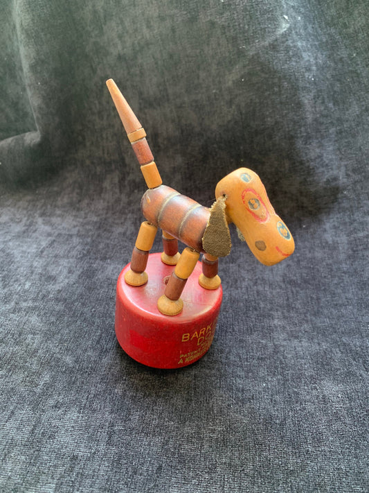 Kohnner Brothers Brave Dog Wooden Wokouwa Puppet-1940’s
