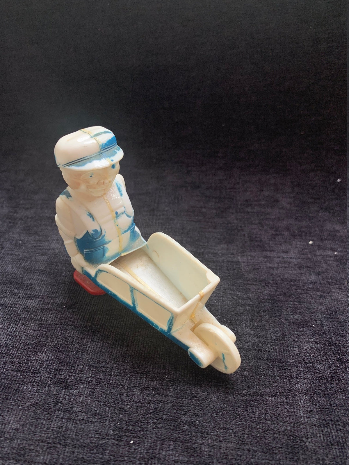 Man with Wheelbarrow/ Cart Ramp Walker By Marx - 1960's