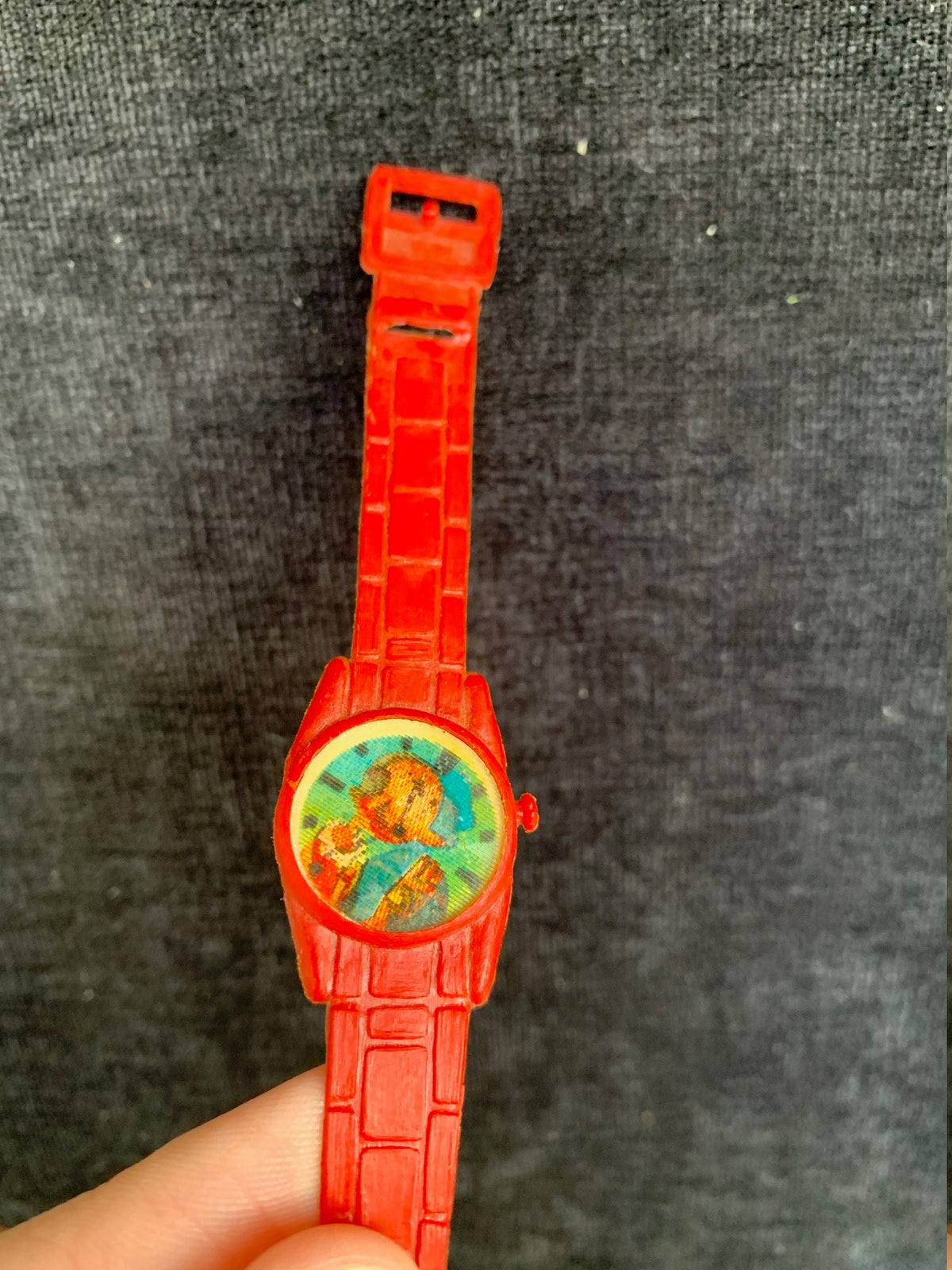 Vintage Popeye and Olive Oyl Lenticular Flicker Watch Advertising Premium, 1950's-1960's