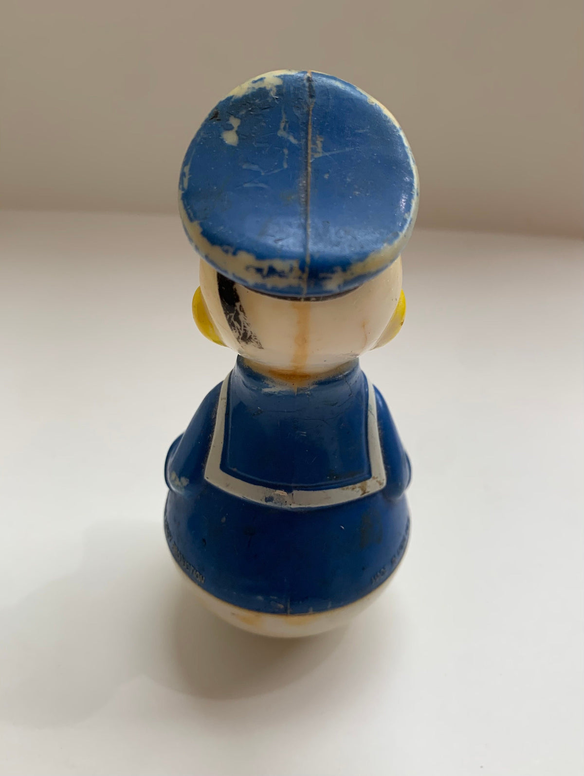1970s  Disney Roly Poly Donald Duck Toy Made by Gabriel Industries, New Jersy