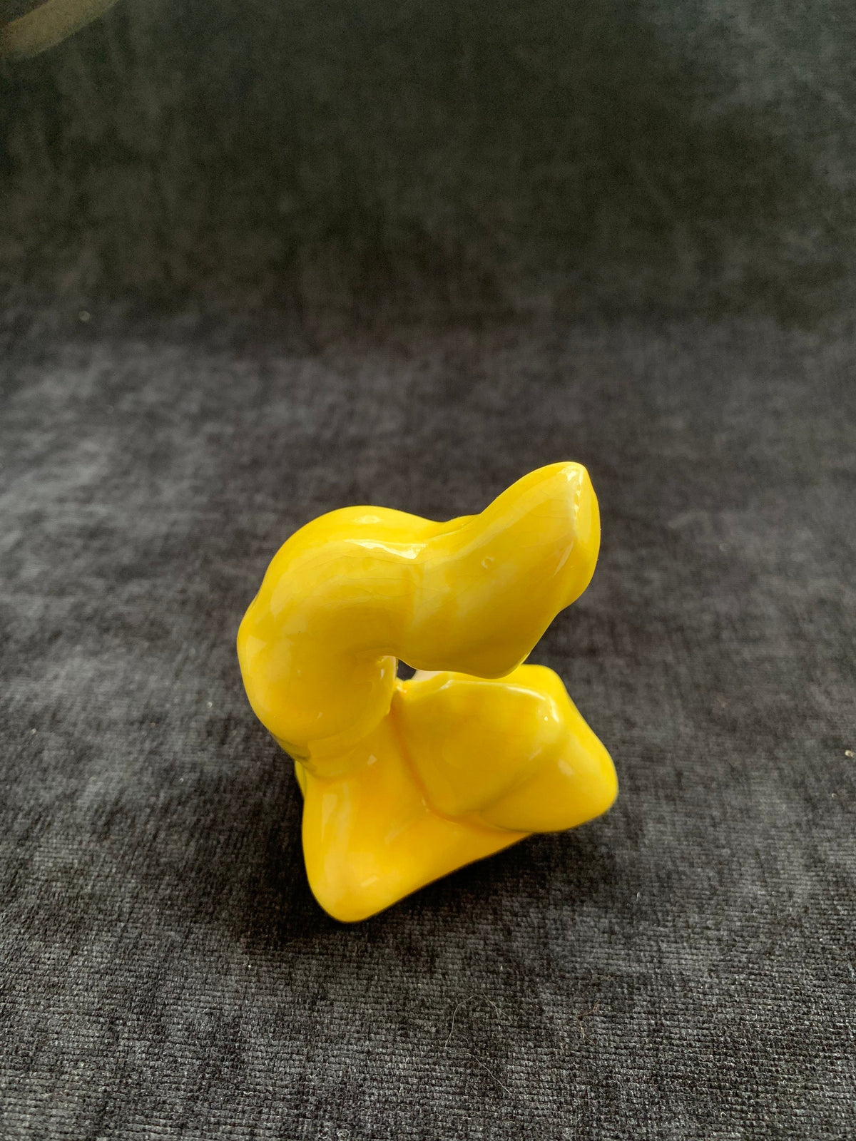 Elf Boy in Yellow Jumpsuit Doing a Handstand - Vintage
