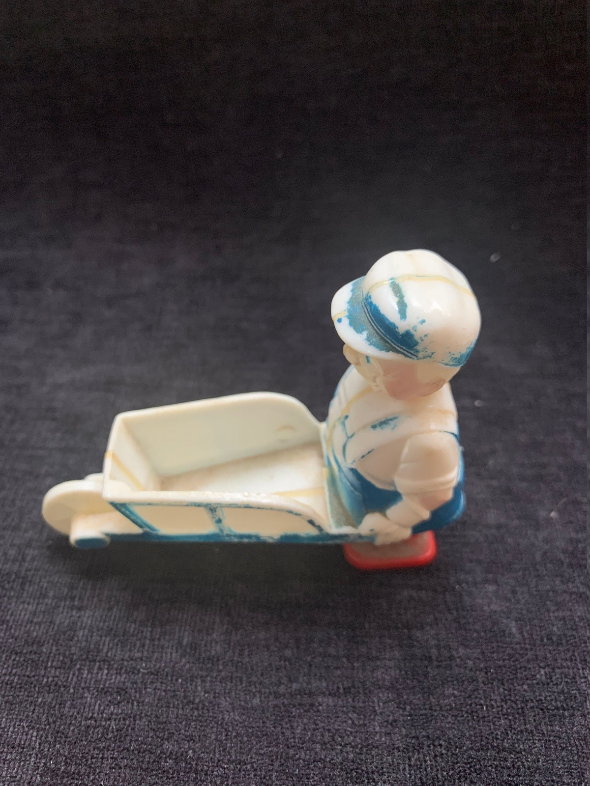 Man with Wheelbarrow/ Cart Ramp Walker By Marx - 1960's