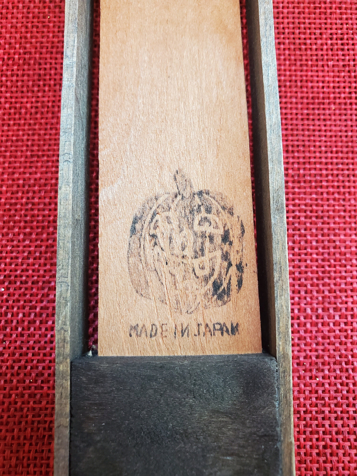 Halloween Wood Rachet Noise Maker, Made in Japan 1940s -Pumpkin Design