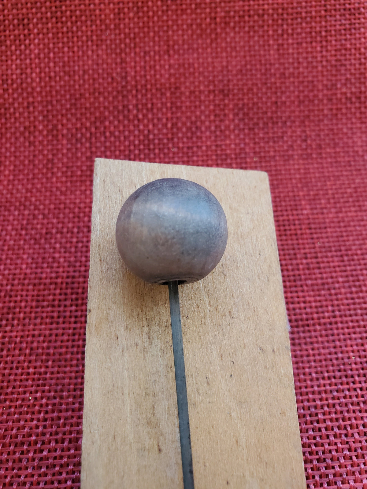 Halloween Wooden Clapper - Ball Noise Maker -1940s Made in Japan