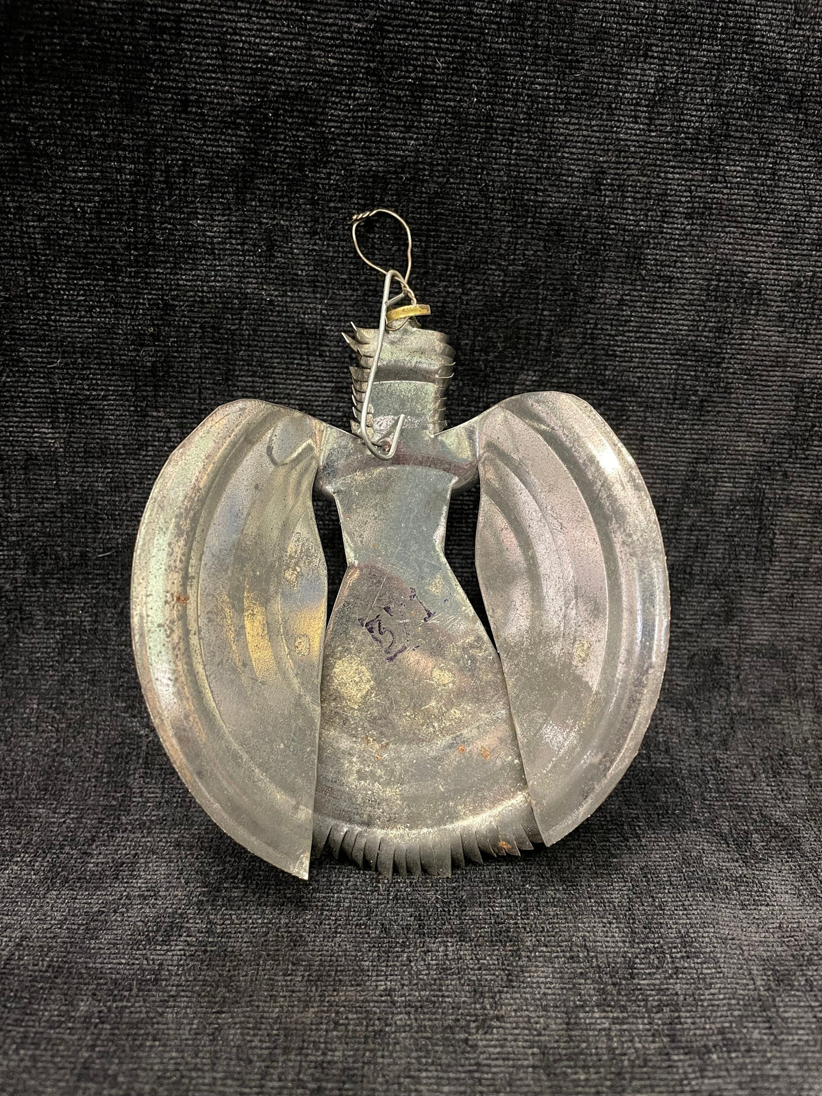 Upcycled Can Top Angel Christmas Ornaments - Tramp Art