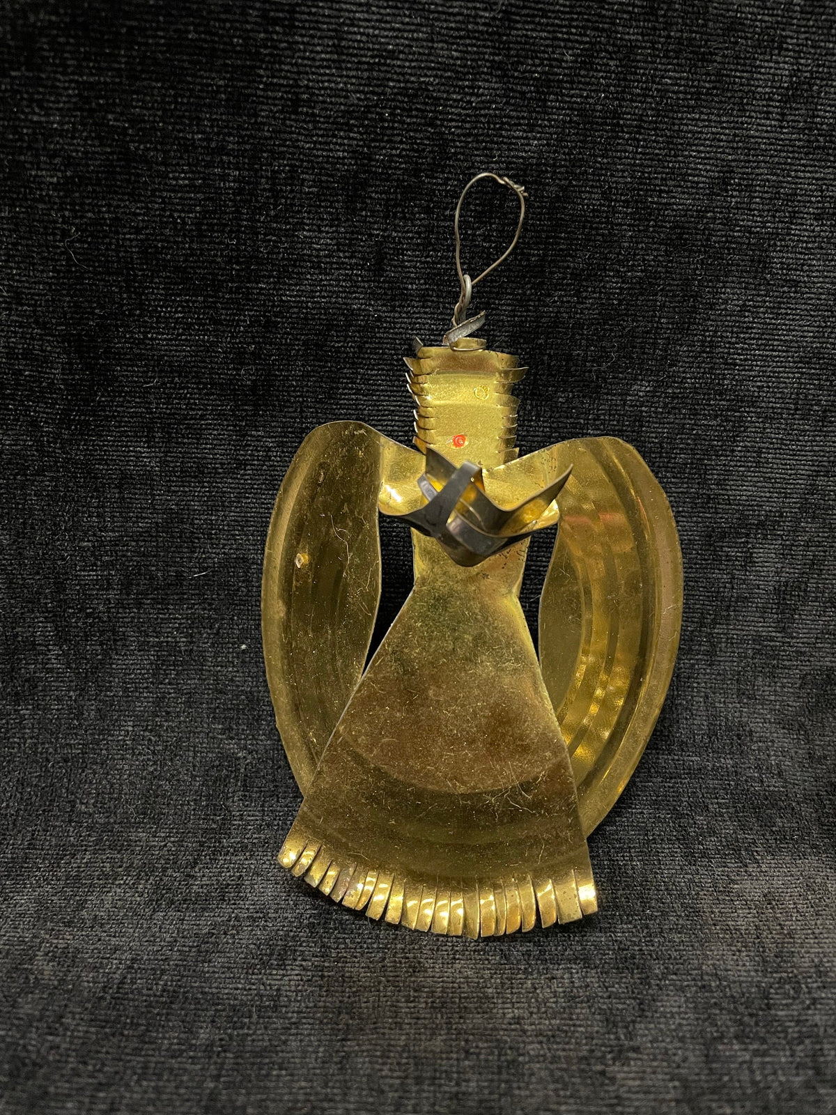 Upcycled Can Top Angel Christmas Ornaments - Tramp Art