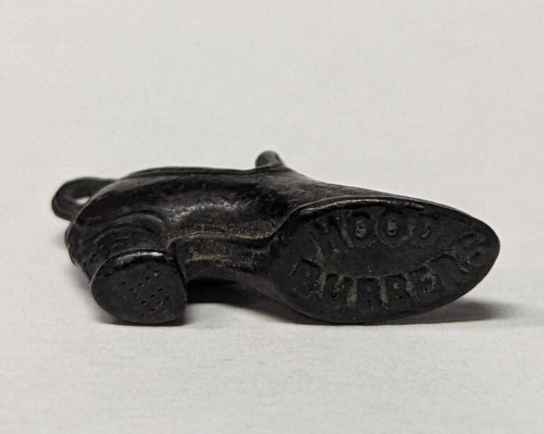 Hood Rubbers Tiny Pot Metal Shoes - Vintage 1800s Two Sold Separately