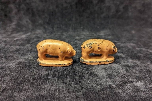 Auburn Rubber Pigs - Vintage 1930s - Sold as set