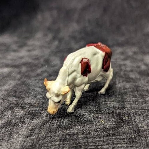 Brown and White Milk  Cow  Hong Kong- Vintage 1970s