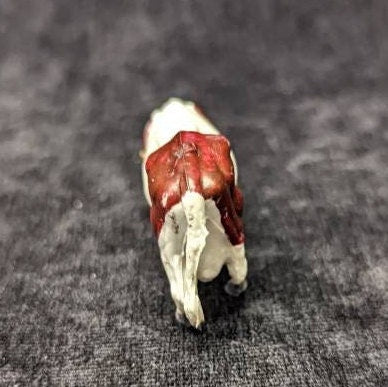 Brown and White Milk  Cow  Hong Kong- Vintage 1970s