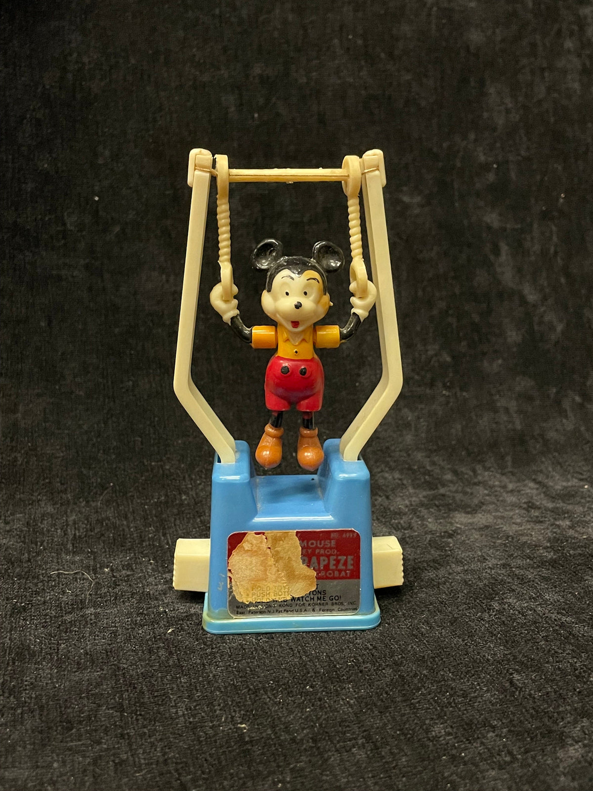 Mickey Mouse Tricky Trapeze Push Button Acrobat