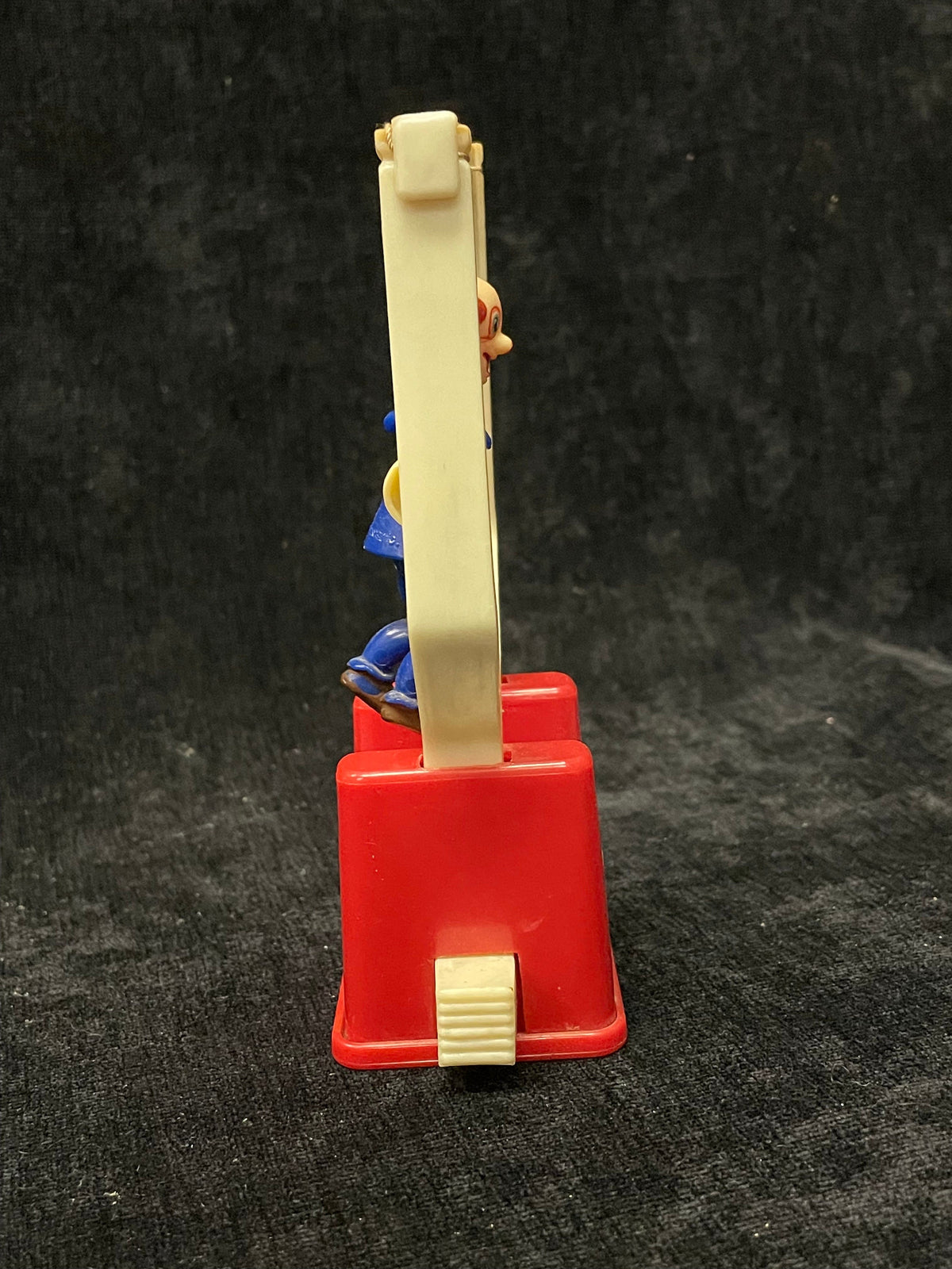 Tricky Trapeze Bozo Clown - Push Button Acrobat