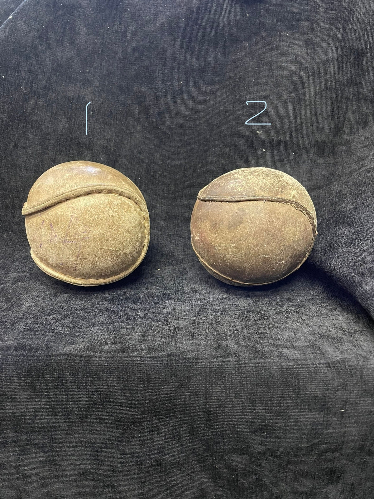 Outseam Stitch Softballs - Kitten Balls - Mush Balls - 2 Separately