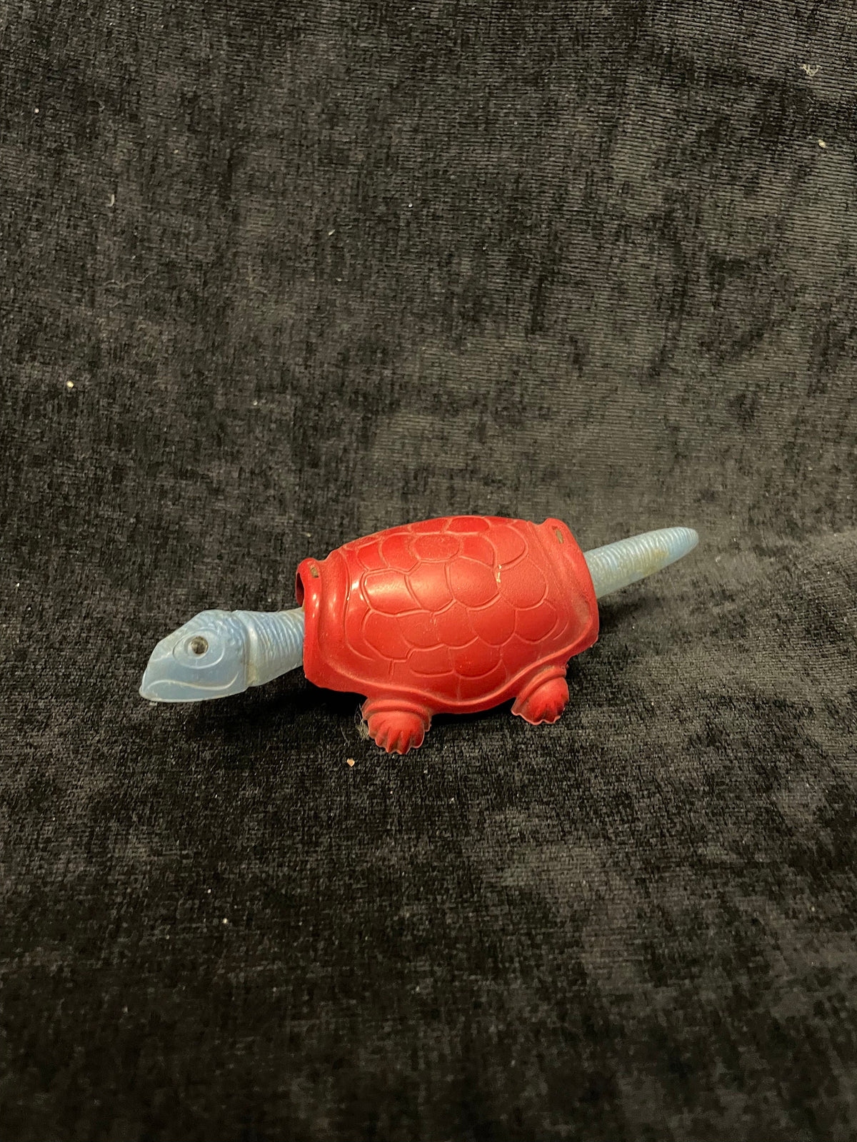 Blue and Red Bobble Head Turtle