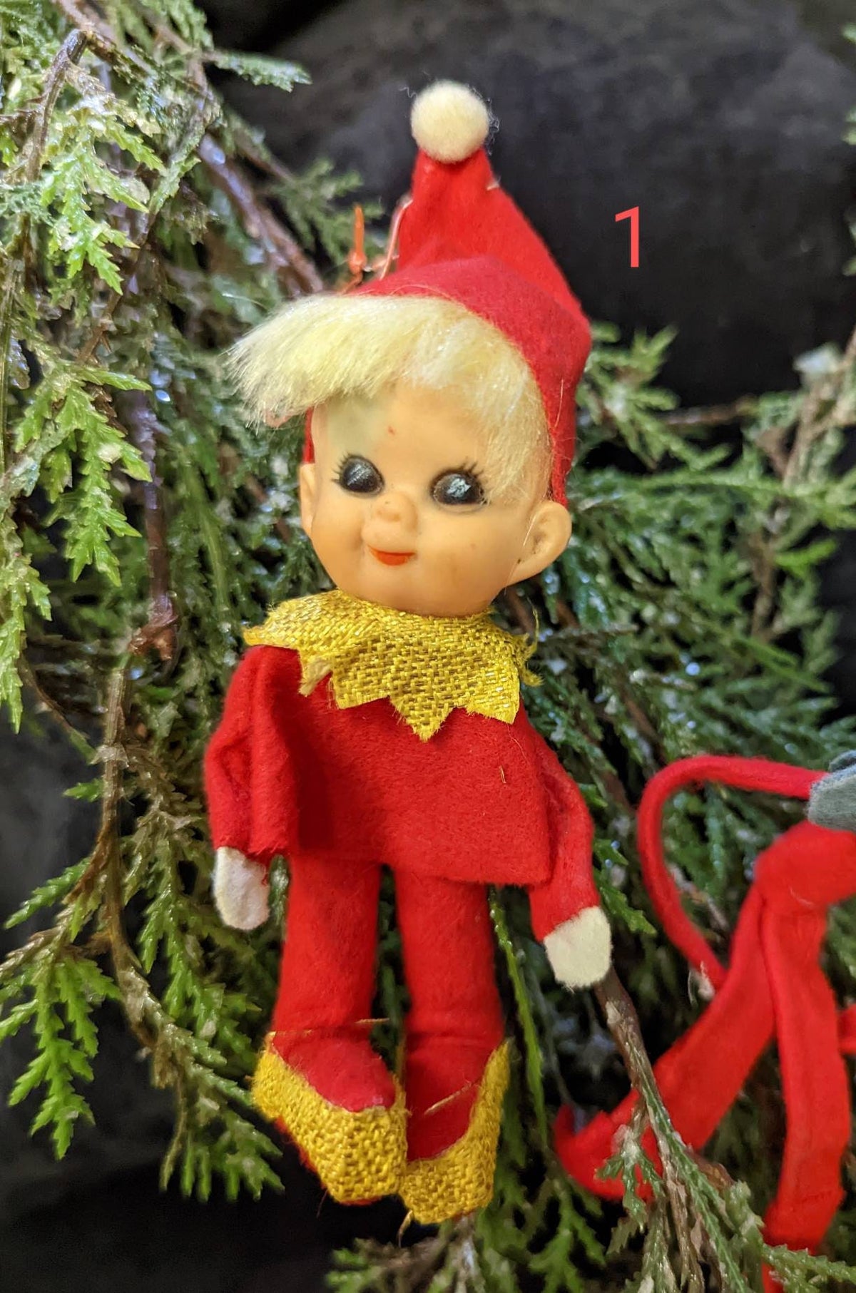 Retro Elf Ornaments - 3 Elves SOLD SEPERATELY
