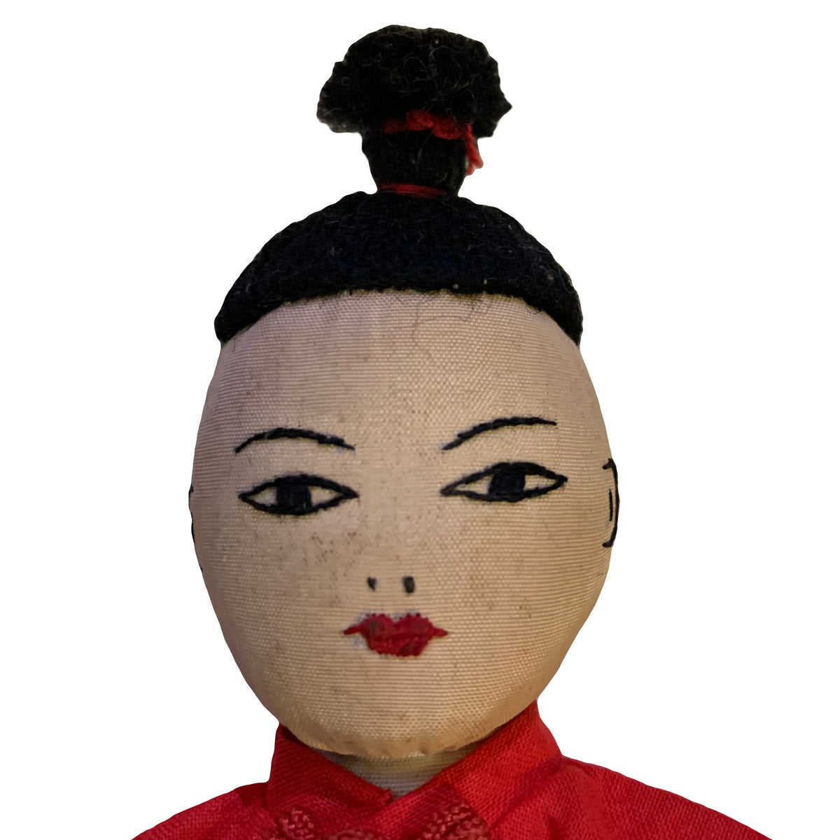 Ada Lum Collectible Cloth Doll - Chinese Woman Doll- Handmade Cloth Doll - 1950s Cloth Doll
