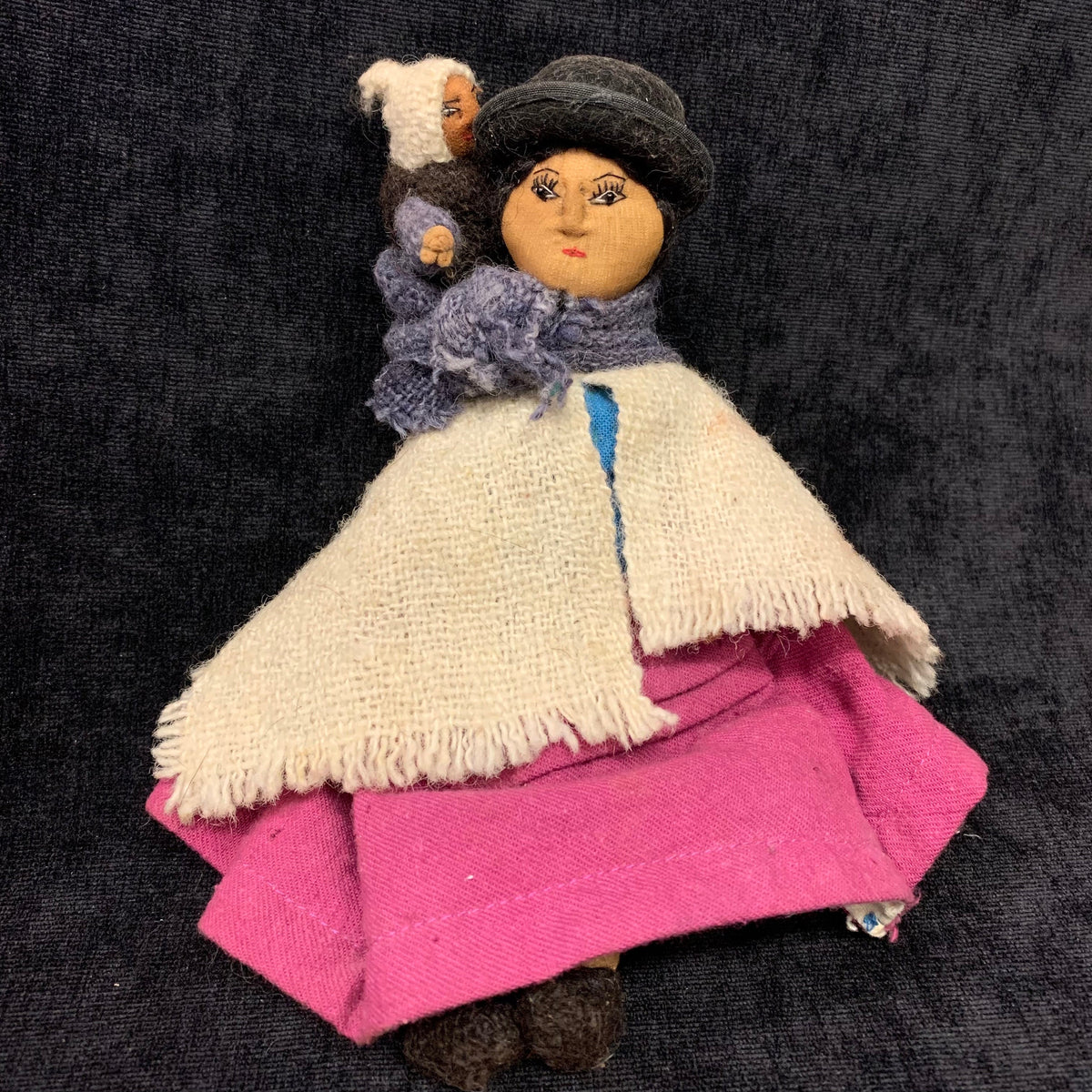 Handmade Cloth Peruvian Andean Doll - Original Peruvian Tourist Item