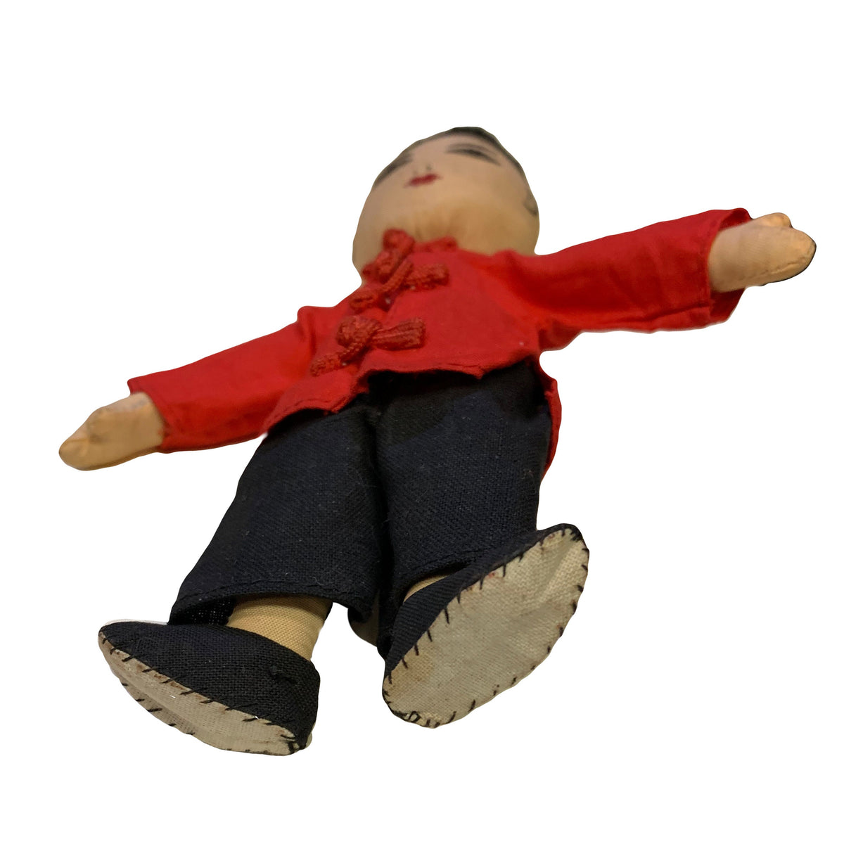 Ada Lum Collectible Cloth Doll - Chinese Woman Doll- Handmade Cloth Doll - 1950s Cloth Doll