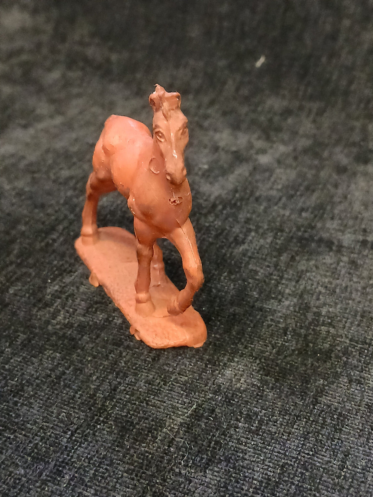 Auburn Rubber Colt - Vintage Toy Figure of Filly - Auburn Rubber Animals