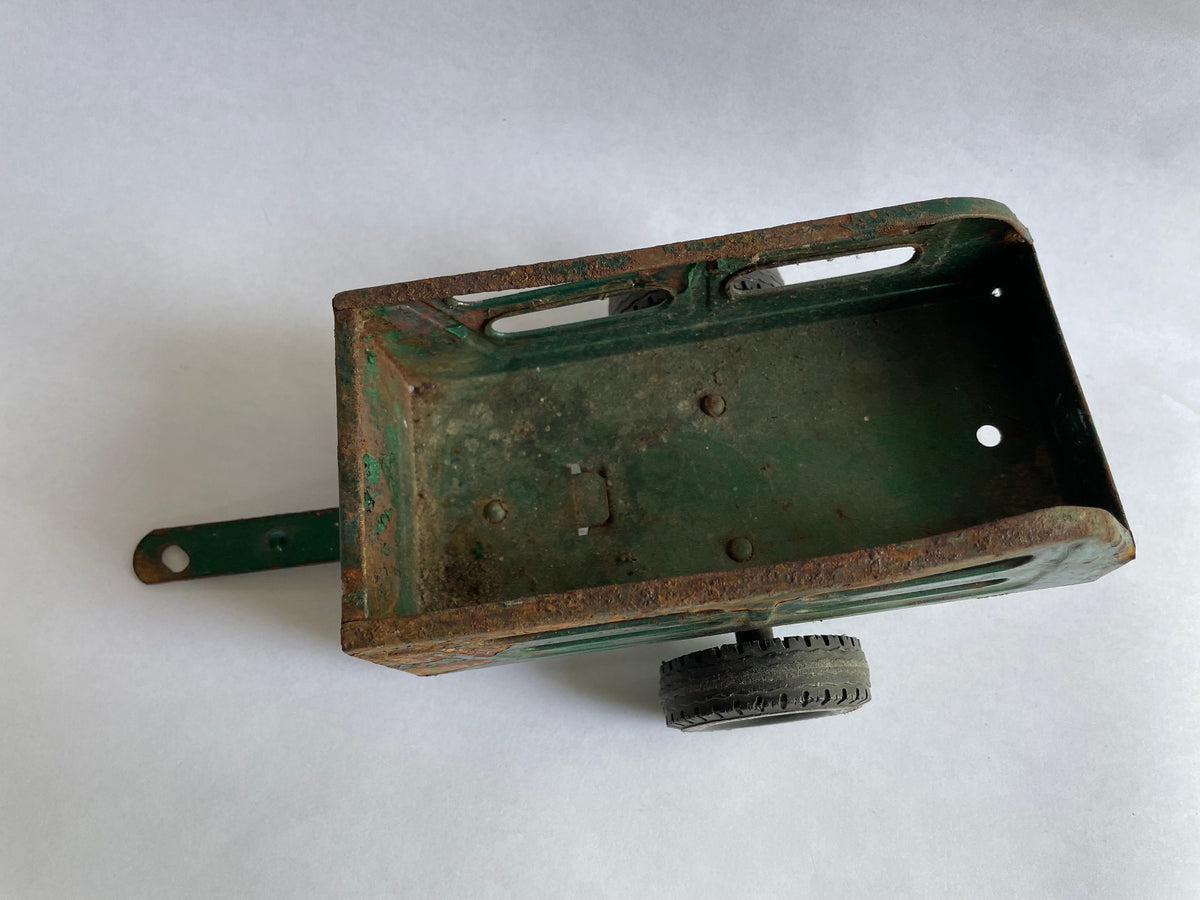 Nylint Trailer - Green  Metal Farm Utility Trailer - Pull Behind Truck Trailer - Metal 2 Wheel Trailer