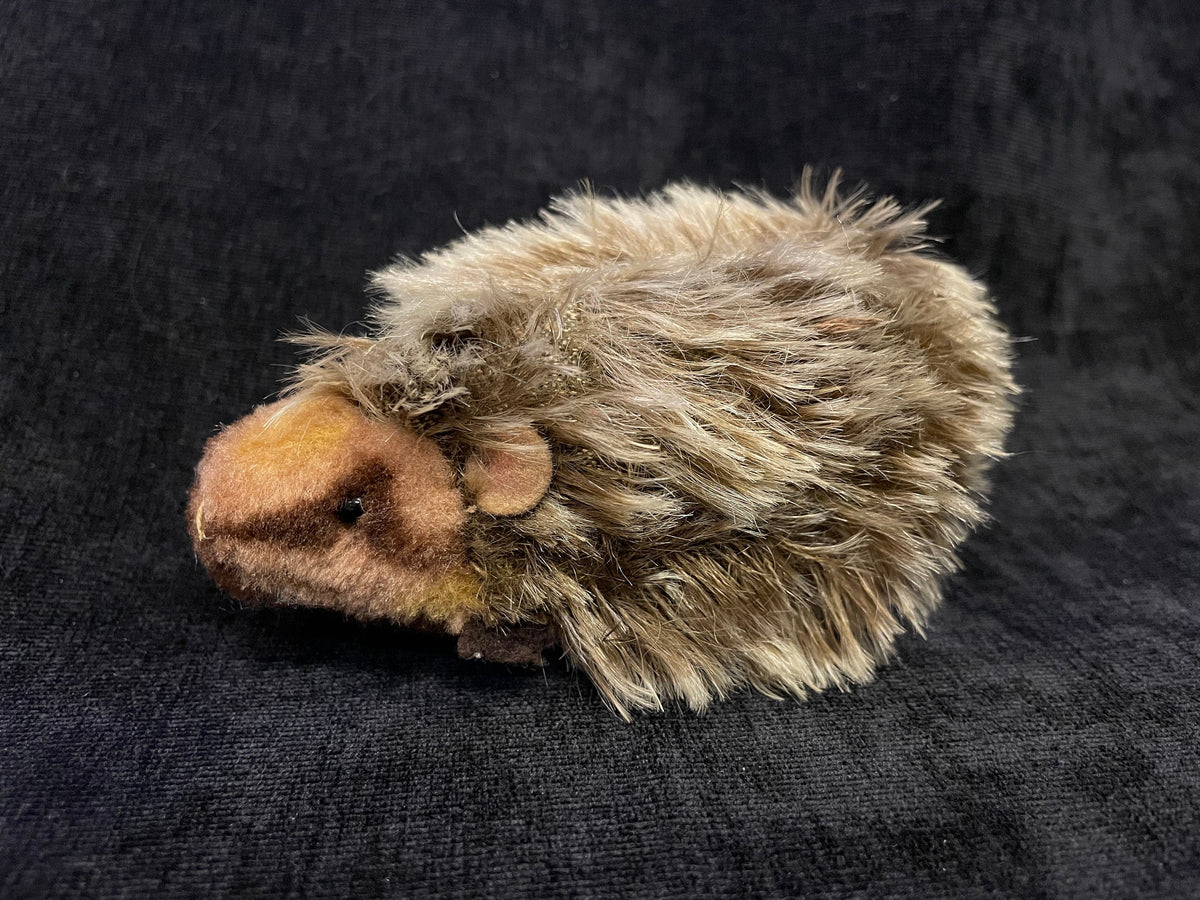 Steiff Joggi Hedgehog Mohair  -  1950s Hedgehog with Glass Eyes and Mohair