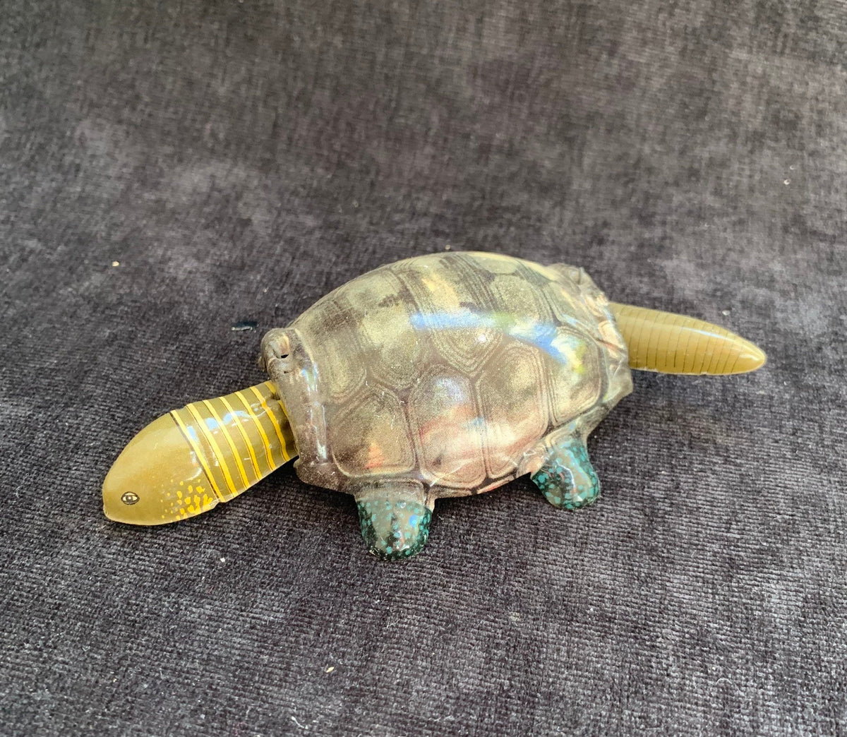Tin Turtle Bobble Head and Tail 1960’s
