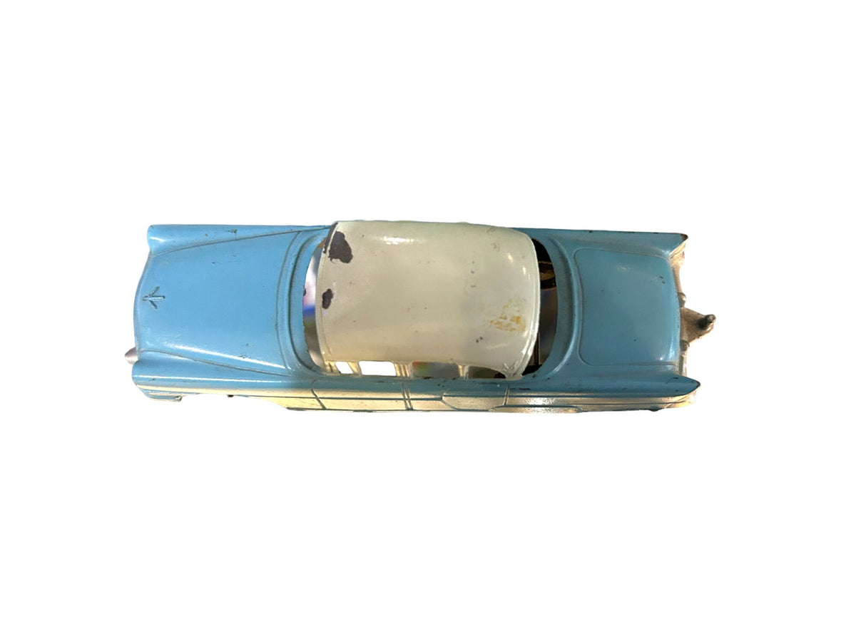 Tootsie Toy Cars-  A Green Chrysler Tootsie Car -  A Two Tone Blue and White Packard - 2 SOLD INDIVIDUALLY