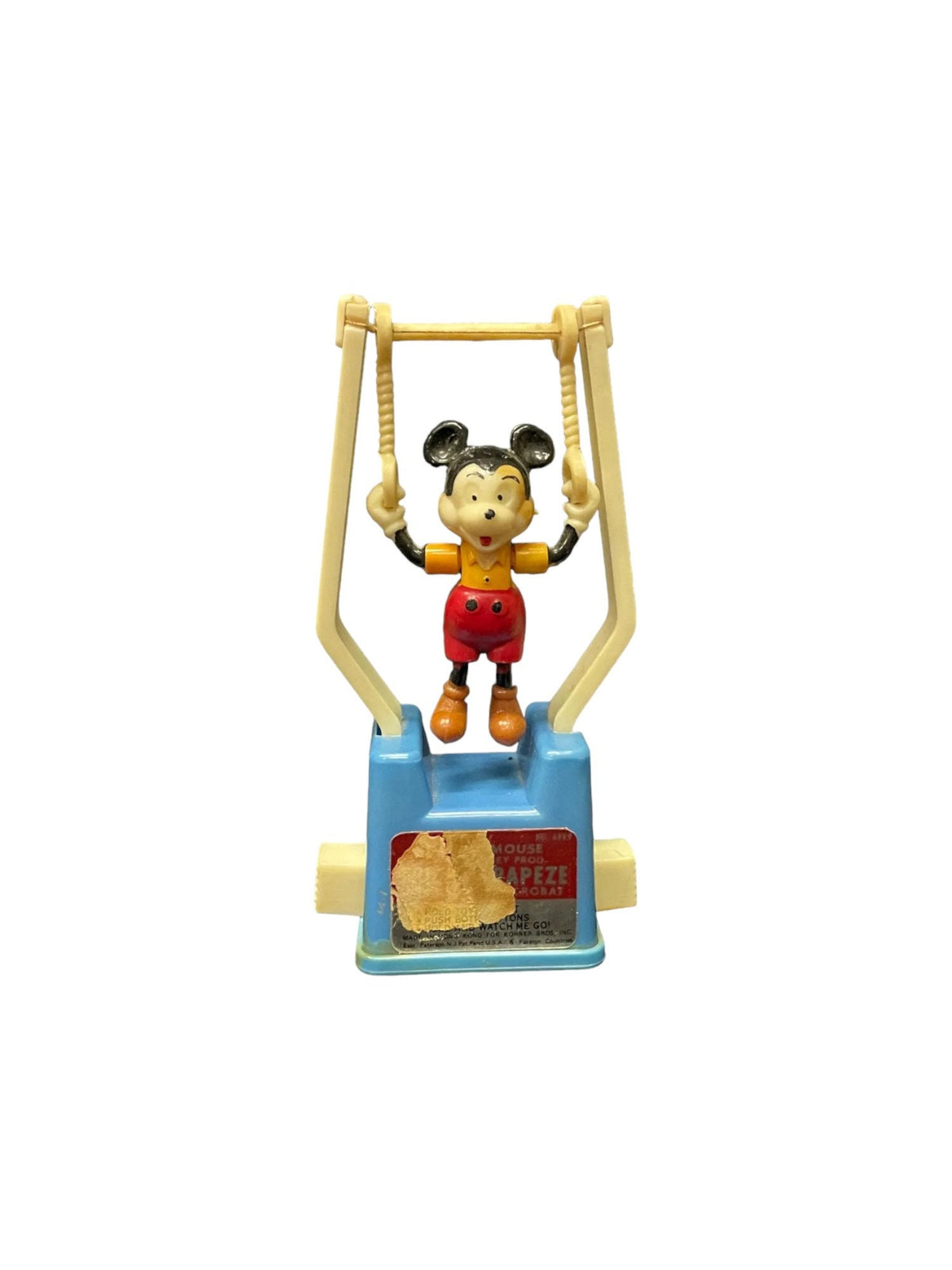 Mickey Mouse Tricky Trapeze Push Button Acrobat