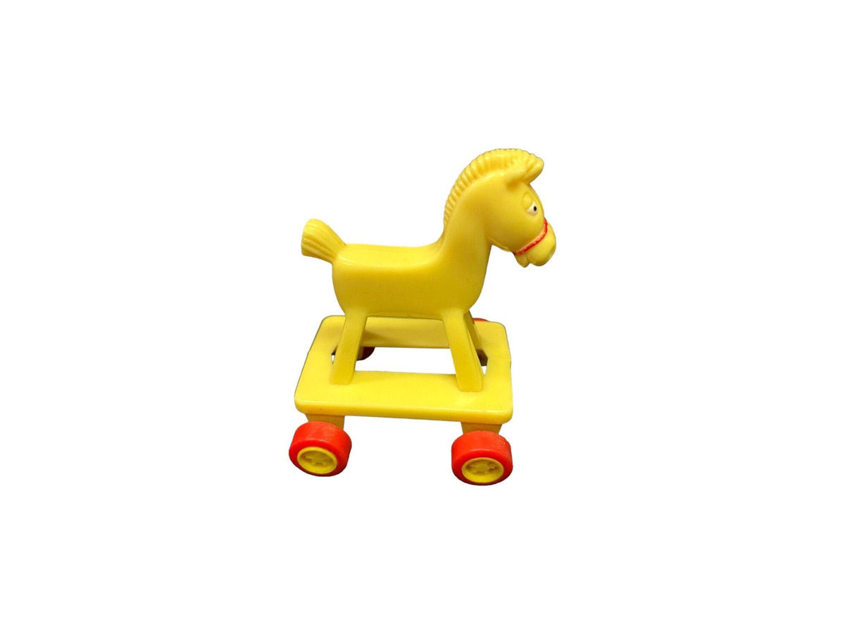 Muppet Babies - Yellow Horse On Wheels - McDonalds Happy Meal Toy
