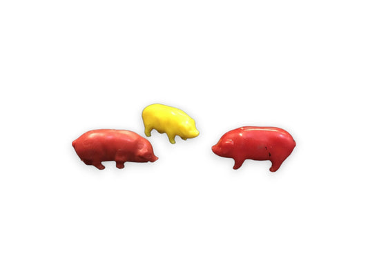Bergen Toy & Novelty Co Pigs - Set of Three, Vintage