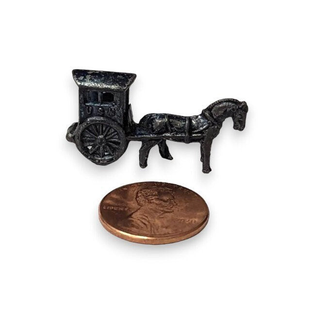 Cracker Jack US Mail Horse and Buggy - Vintage 1920s RARE Item