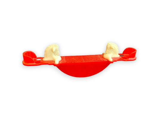 Acme Plastic Children's Play Horse Seesaw - Doll House Toy
