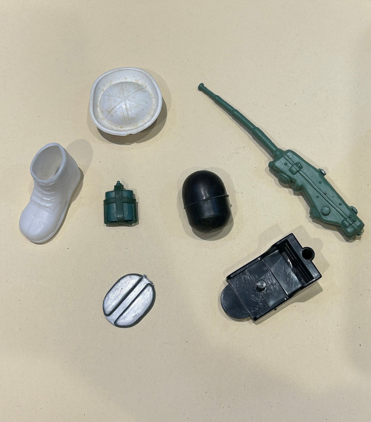 G.I. Joe Accessories- 7 Piece Lot - Sold as one unit - G.I. Joe Naval Man