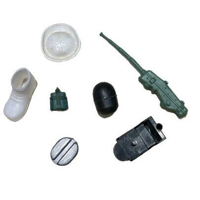 G.I. Joe Accessories- 7 Piece Lot - Sold as one unit - G.I. Joe Naval Man